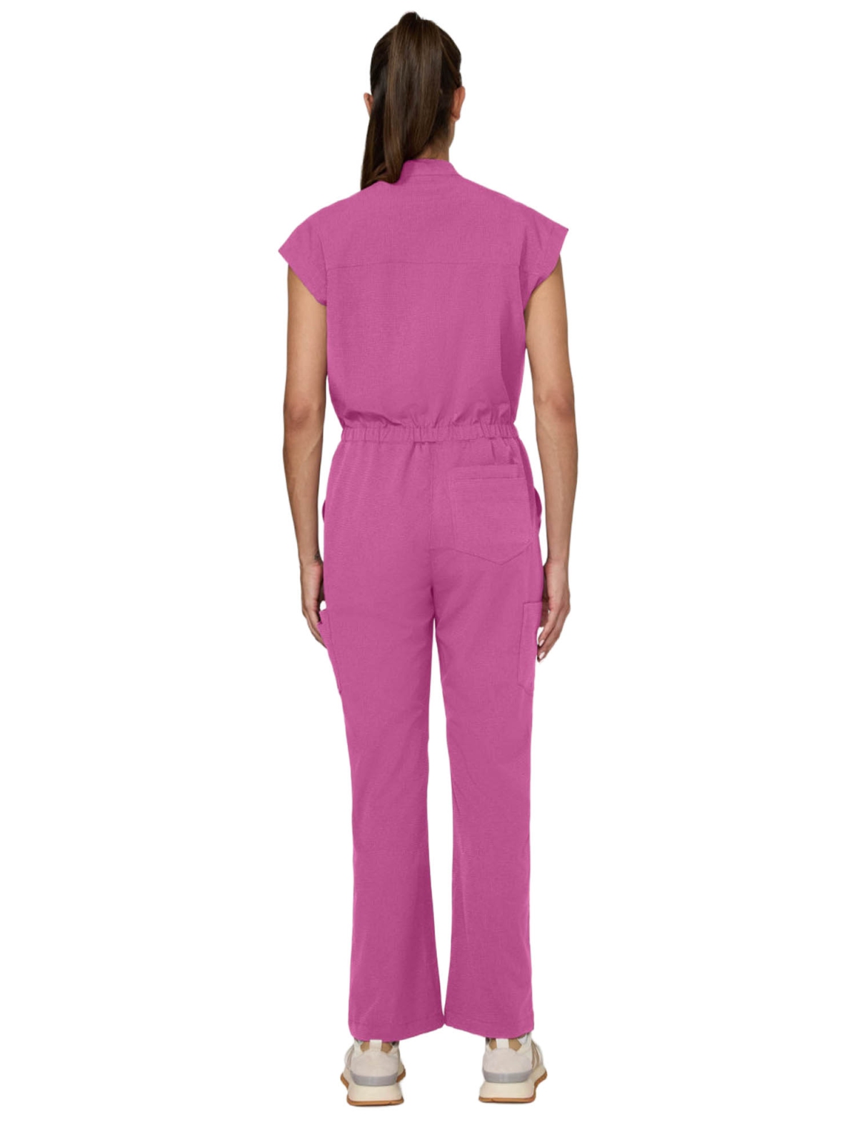 おはな【美品】Jancidium AMERI JUMPSUITS Medical jumpsuit for Women, Solis x Koi Anja Hibiscus
